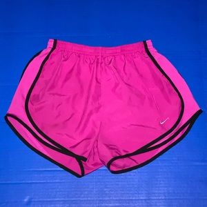 Pink nike shorts